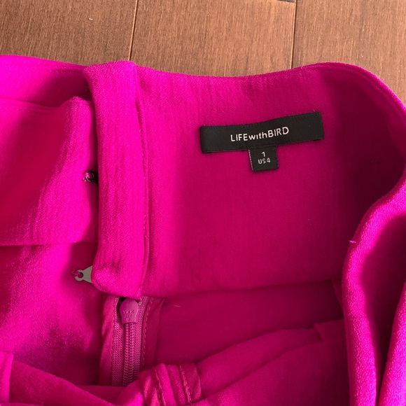 Life with Bird Australia Fuchsia Magenta Pink High Waisted Rose US 4 Small - Picture 2 of 8